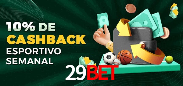 10% de bônus de cashback na 29bet